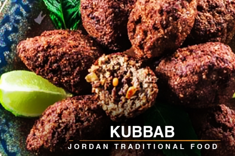 kubbab Jordan traditional food