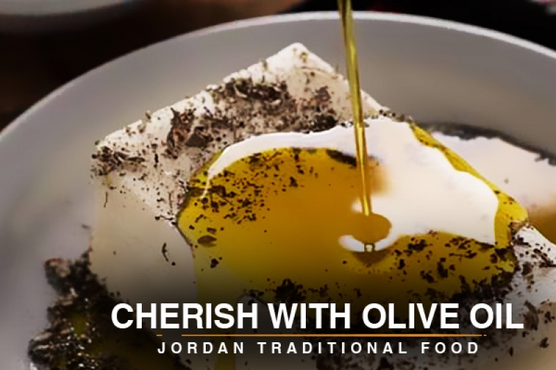 Cherish with olive oil