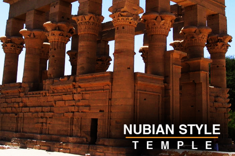 Nudian style temple